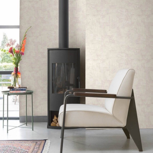 Tapete Holzoptik Holzmaserung beige 751628
