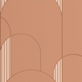 Moderne Optik Erdtöne und goldwohnzimmer Vliestapete Caselio - Labyrinth Texdecor LBY102114044