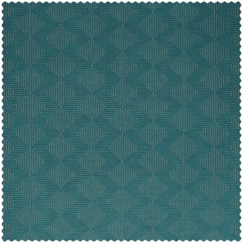 Rhomben und Linien petrolblau Dekostoff Sanderson Harlequin - Colour 1 HMOU130670