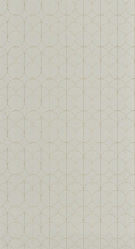 Halbkreise und kleine Kreise Tapete grau Casadeco - 1930 Texdecor MNCT85697119