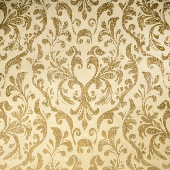 Ornamente goldene Glanzeffekte Vliestapete goldbraun Urban Classics 64860-HTM