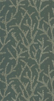 Ranken und Blätter Tapete grün Caselio - La Foret Texdecor FRT102947719