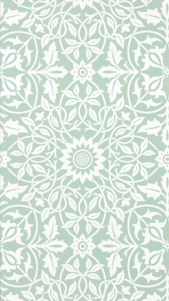 Tapete grafisches Blumenmotiv weiß MSIM217077