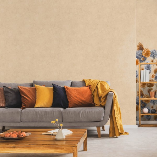 Fine structure peach non-woven wallpaper Julie Feels Home Hohenberger 26931-HTM