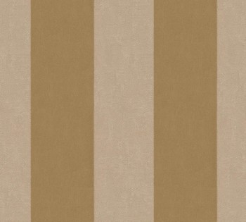 Velourtapete AS Creation Castello 33581-2, 335812 Streifen gold