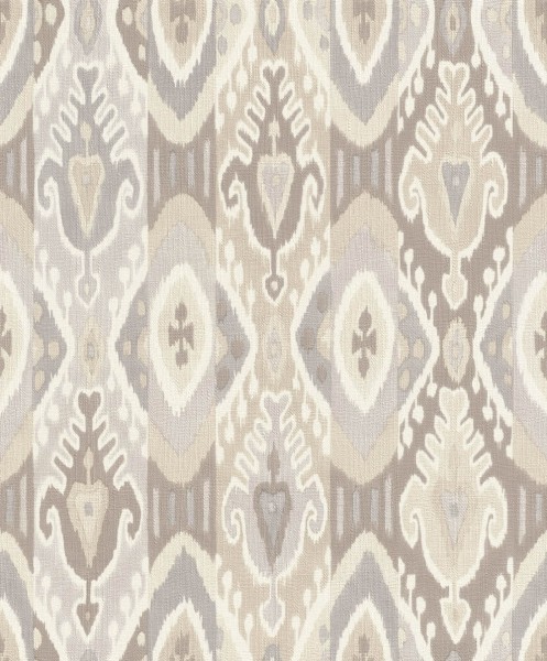 Vliestapete umrandete Formen beige und grau 560558