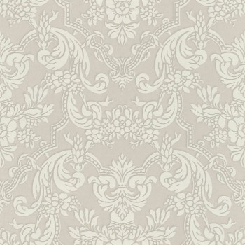 Graue Vinyltapete Barockdesign Trianon 13 Rasch 570625