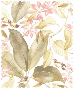 Stoff rosa Blumenmuster Delicacy 85447353