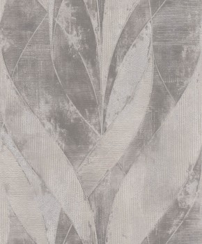 braided pattern gray non-woven wallpaper Concrete Rasch 520040