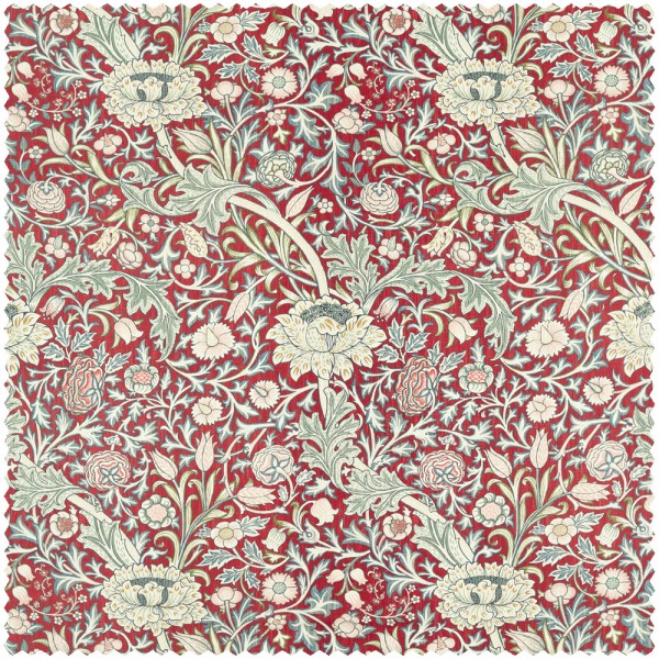 Dekostoff geschlungene Tulpen rot MEWF227024