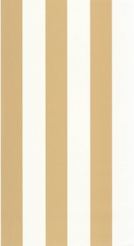 Matte glänzende Streifen weiß gold Vliestapete Caselio - Moonlight 2 MLGT104022020