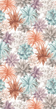 Botanic Vliestapete weiß Casadeco - Botanica Texdecor BOTA85914374