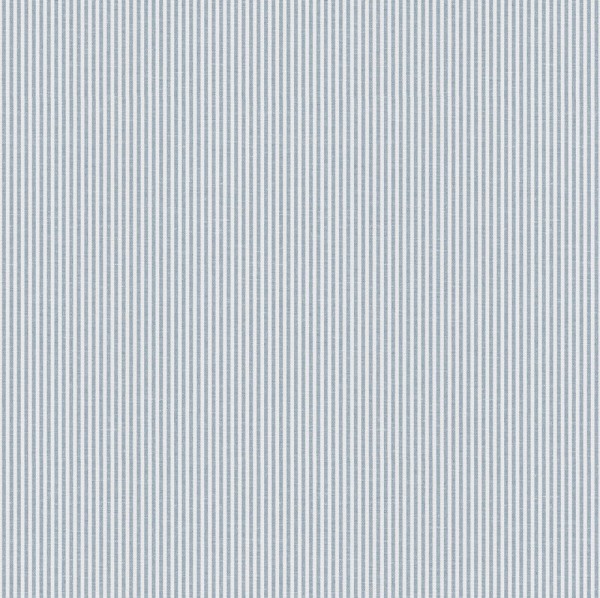 Musterstück Streifen Vliestapete Blau-Weiß