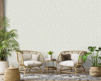Kachelnoptik Vliestapete sandbeige Azulejo Hohenberger 26861