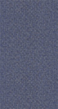 Geflochtene Pflanzenfaser Blau Tapete Casadeco - Ginkgo Texdecor GINK86256534