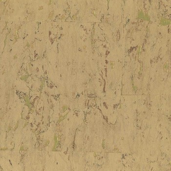 Korktextur Tapete gold Vista 6 Rasch Textil 214122