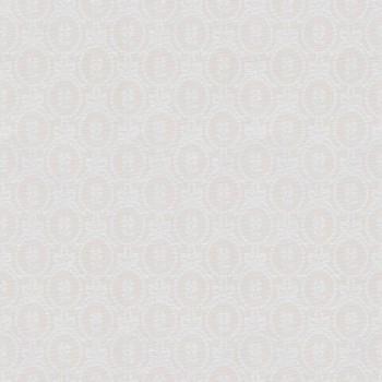 Vliestapete Ornament Beige Silber