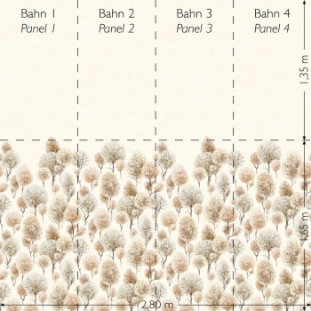 Preview: Twin wall mural forest Julie Feels Home Hohenberger 26970-HTM Preview: Twin wall mural forest Julie Feels Home Hohenberger 26970-HTM