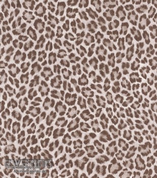 7-473629 African Queen 2 Rasch Leopardenmuster grau-braun Vlies