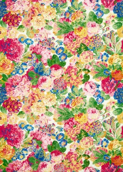 wildes Blumenmuster bunt Vliestapete Sanderson Sanderson - One Sixty DOSW217026