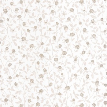 36-HYG100561132 Texdecor Caselio - Hygge Blumenranken Tapete beige