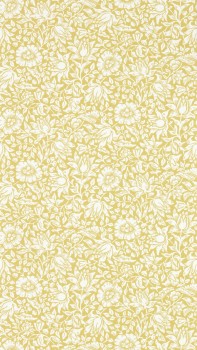 Tapete grafisches Blumenmuster gelb MSIM217072