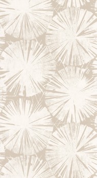 Seerose Beige Vliestapete Casadeco - Ginkgo Texdecor GINK86221313