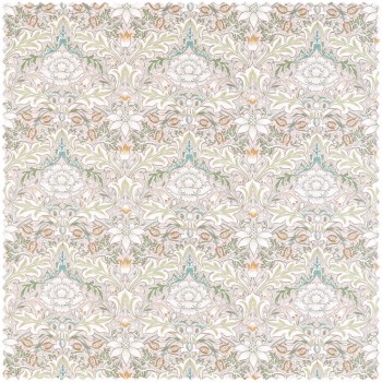 Dekostoff große Blätter beige MSIM226904