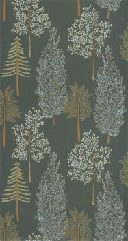 Wald Tapete grün Caselio - La Foret Texdecor FRT102957773