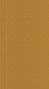 Goldbraune Tapete Linien und Formen Casadeco - 1930 Texdecor MNCT85692323
