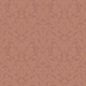 Ornamentenmuster Tapete Ziegelrot Ekbacka 014008