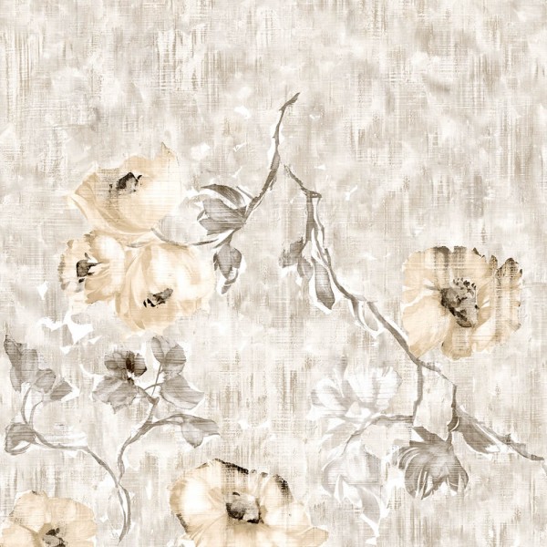 Fower tendrils mural peach twin wall Julie Feels Home Hohenberger 26964-HTM