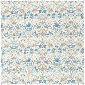Dekostoff Blumenornamente creme MSIM226917