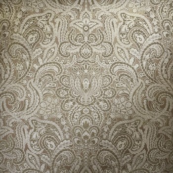 Braun und goldes Vlies strukturierte Ornamente mit Glanzpigmenten Adonea Hohenberger 81196-HTM