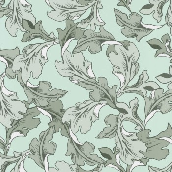 Grüne Vliestapete grüne Blätter Caselio - Dream Garden DGN102287022