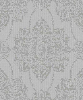 Barock Muster dunkel-grau Vlies Dalia 101405