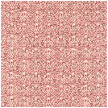 Dekostoff kleine Blüten und Blätter rot MEWF227033