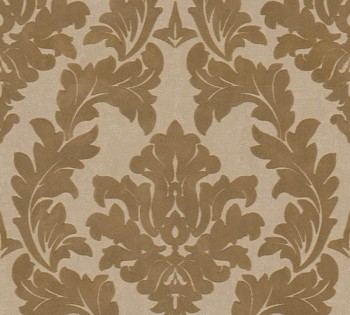 33580-2, 335802 Velourtapete Castello AS Creation Ornamente gold groß