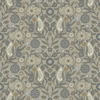 Filigranmuster Blumen cream Kalina 019111