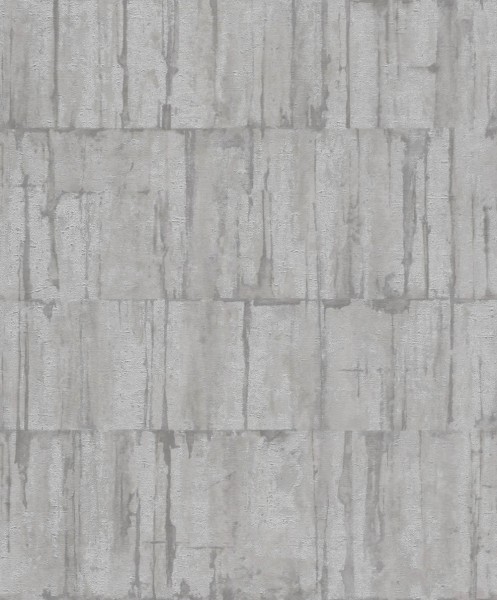 Tapete Streifen grau und silber 560312