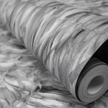 Preview: fringed look dark gray non-woven wallpaper Salt Hohenberger 65317-HTM Preview: fringed look dark gray non-woven wallpaper Salt Hohenberger 65317-HTM