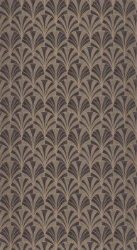 Brown Wallpaper Graphic Pattern Casadeco - 1930 Texdecor MNCT85739525