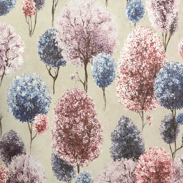 Bunte Linden Lila Vliestapete Julie Feels Home Hohenberger 26922-HTM