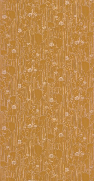 Wüsetenpflanze Vliestapete gelb Casadeco - Botanica Texdecor BOTA85922376