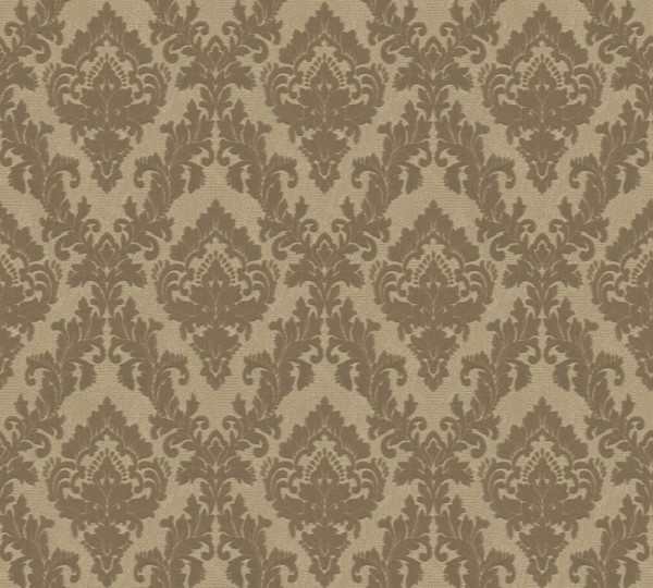  33582-4, 335824 Velour Tapete Castello AS Creation kleine Ornamente gold