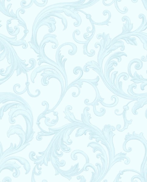 Ornamentmuster Blau Tapete Italian Style Essener 24836
