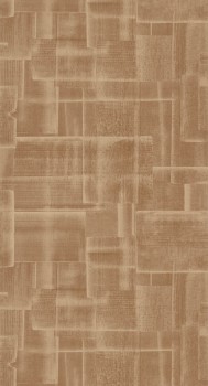 Unterschiedlich dicke Streifen Vliestapete braun Casadeco - Ginkgo Texdecor GINK86232505