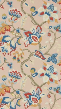 Blüten und Zweigen rosa Vliestapete Sanderson - One Sixty DOSW217043