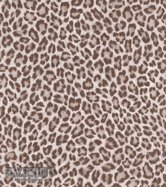 7-473629 African Queen 2 Rasch Leopardenmuster grau-braun Vlies