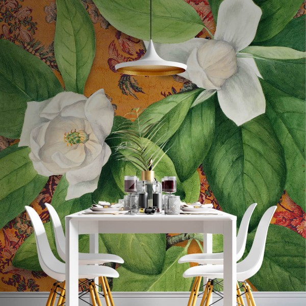 Florales Wandbild mit üppigen Blüten 26987-HTM GMM Hohenberger
